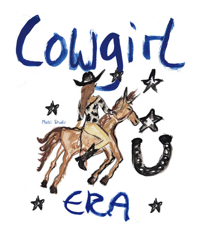 Cowgirl Era hand painted tee