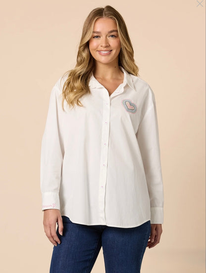 Sweetheart white shirt