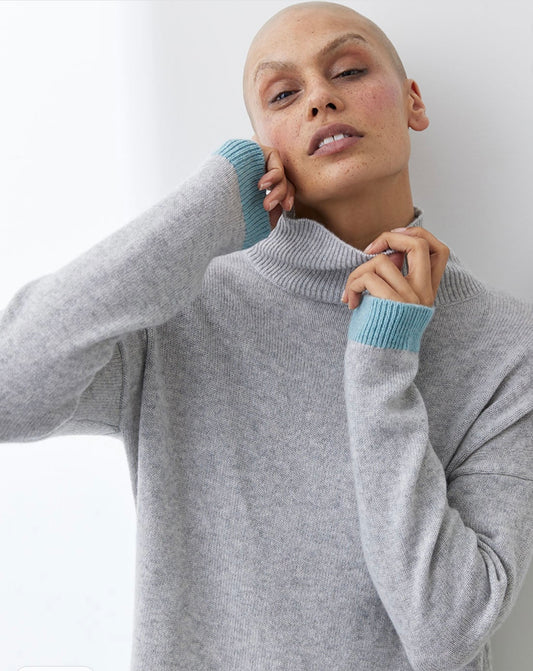 Mia Fratino Tessa Mockneck Cashmere Jumper
