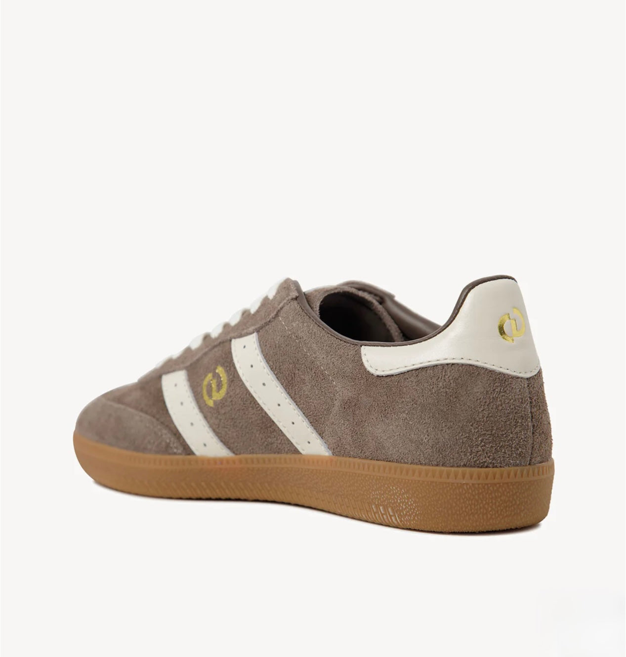 Goodsole 2001 Parallel Walnut brown suede Ivory leather