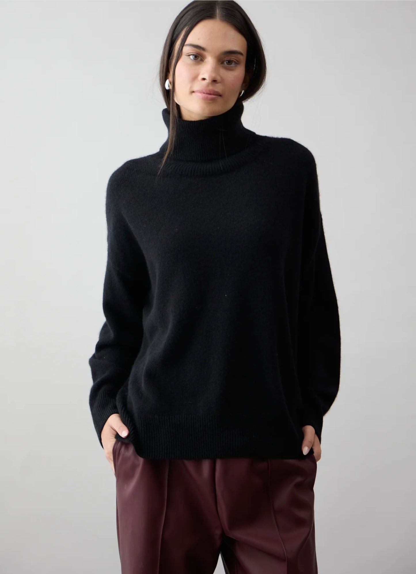 Mia Fratino Cooper Rollneck , Black