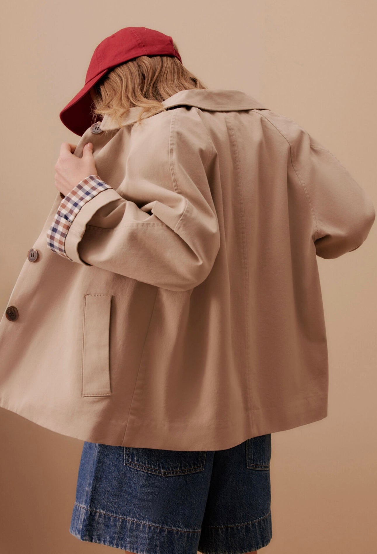 Ceres Life Pia spring coat - Sand
