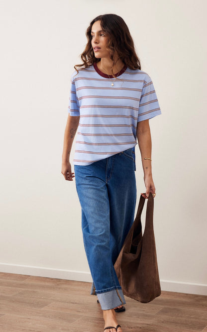Ceres Life Stevie Slouchie tee China beach/Mulberry