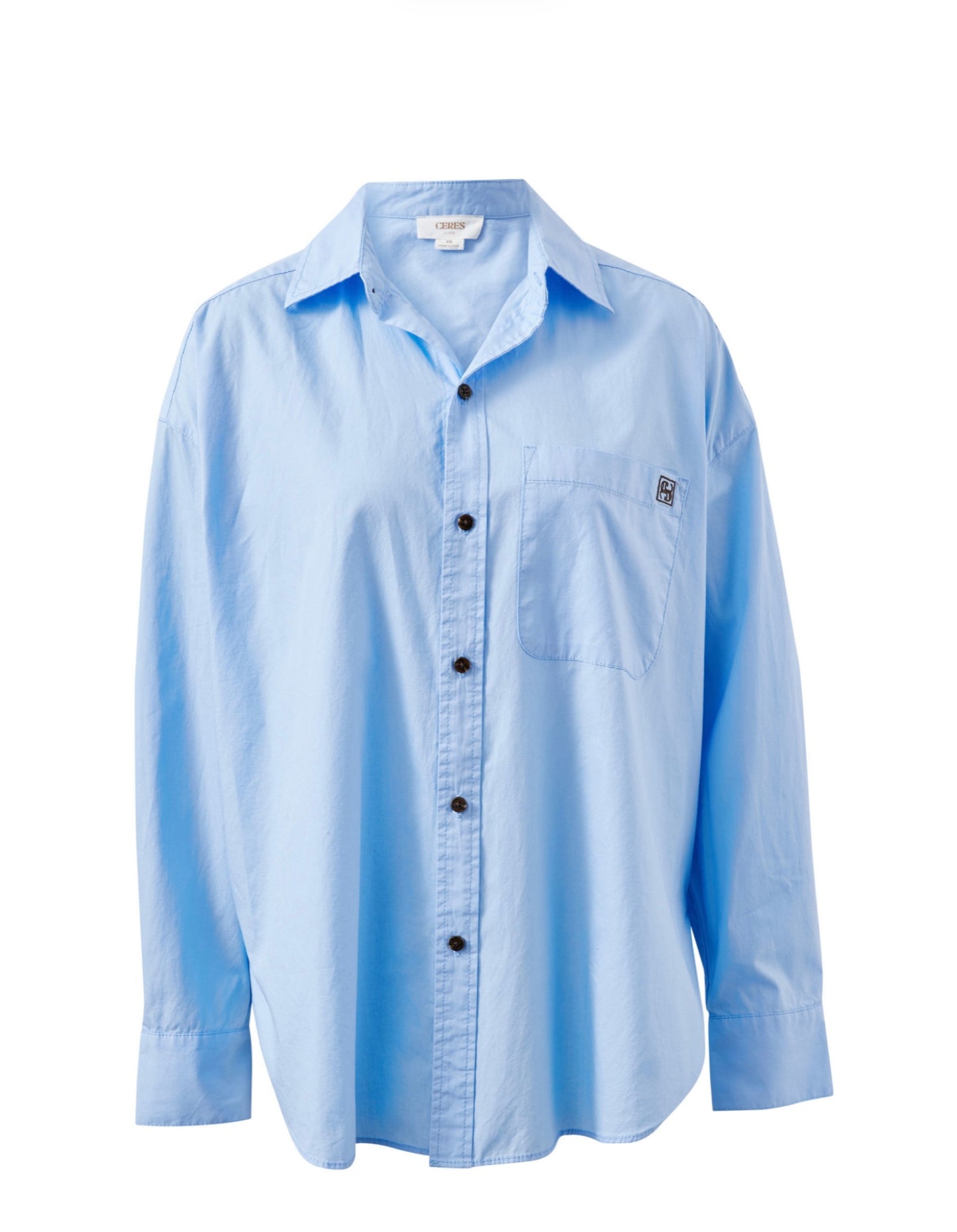 Peta Oversized shirt, sky blue