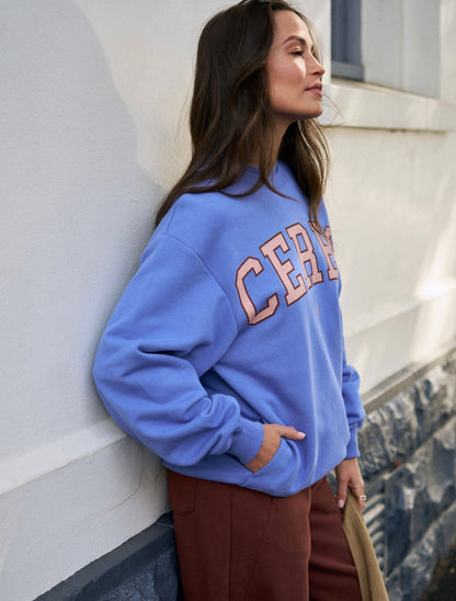 Ceres Life Isla oversized slouchy crew sweater