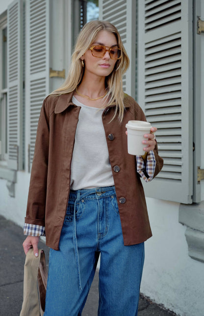 Ceres Life Pia Coat Chocolate