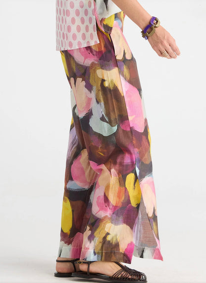 Zaket & Plover Wide Leg Sunset Pants