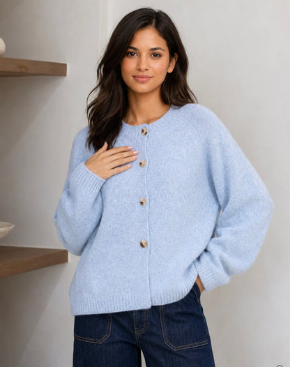 Lennox Cardigan - Powder Blue