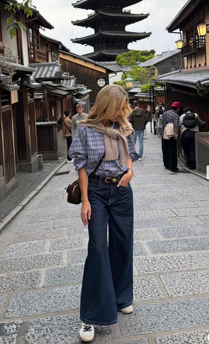 Ceres life Reese wide leg jean
