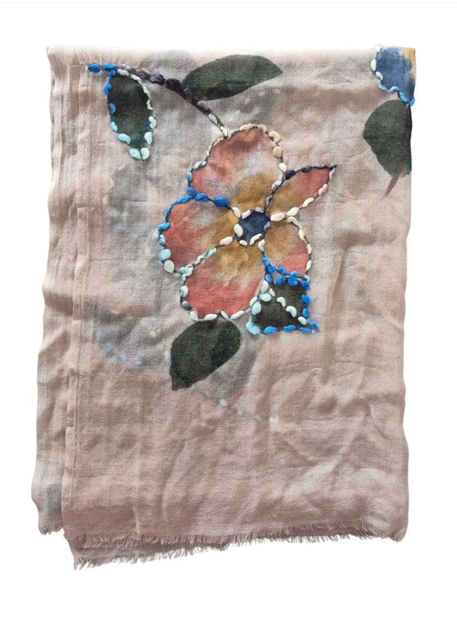 Pure wool scarf