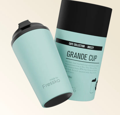 Fressko reusable coffee cup Grande Breezy