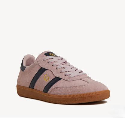 Goodsole 2001 Parallel pink suede/navy leather