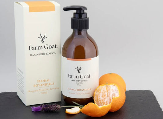 Farm Goat floral botanicals hand body lotion