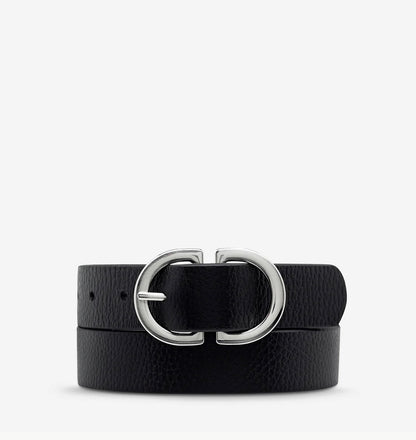Status Anxiety In Reverse Belt black/silver