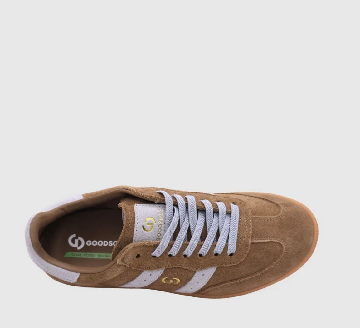 2001 Parallel Goodsole sneakers Smoke brown/light blue suede