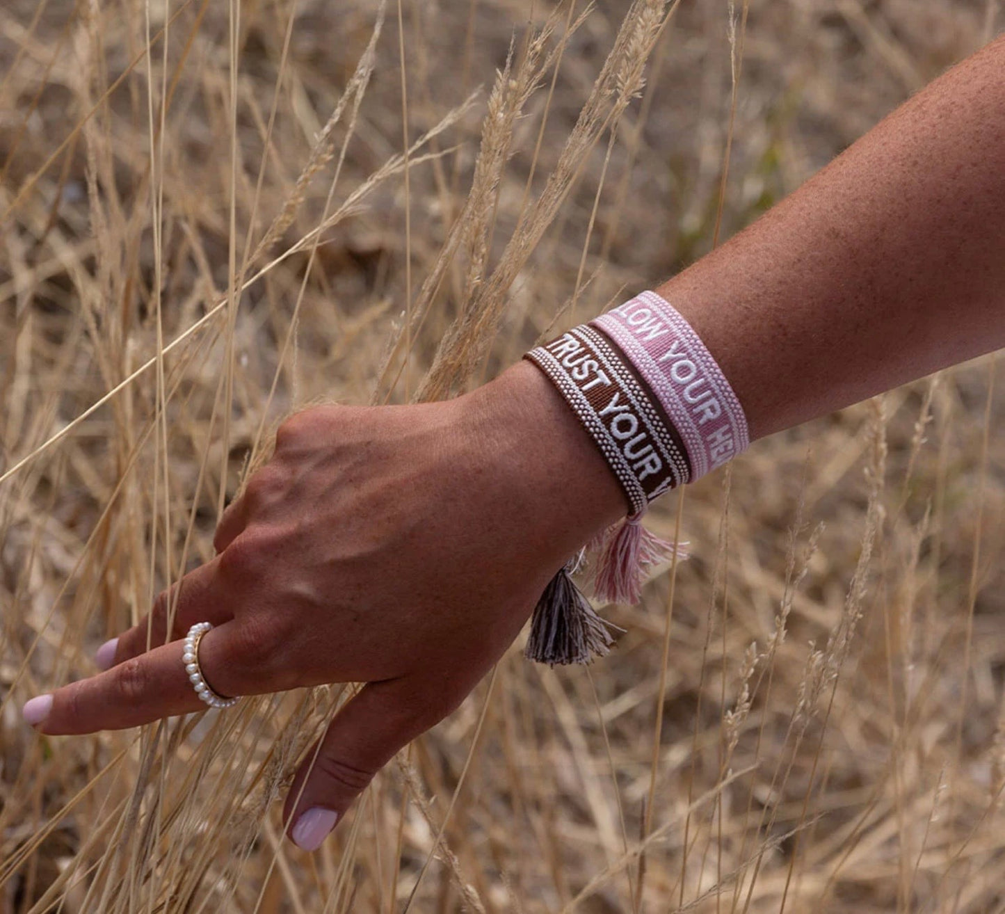 Palas Woven Mantra Band