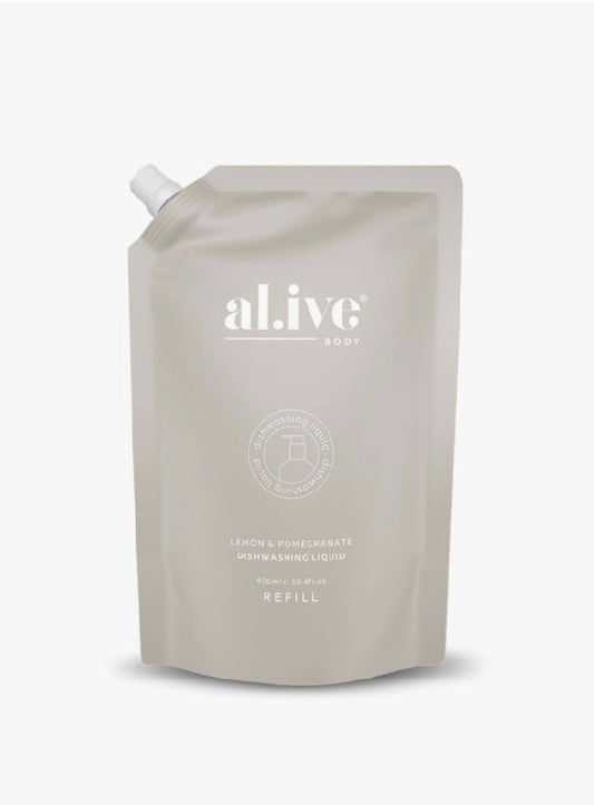 Al.ive Lemon & Pomegranate Dishwashing Liquid Refill