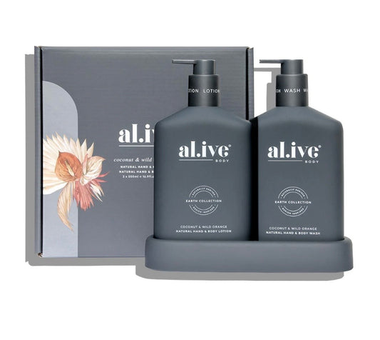 Al.ive Body Wash & Lotion Duo - Coconut & Wild Orange
