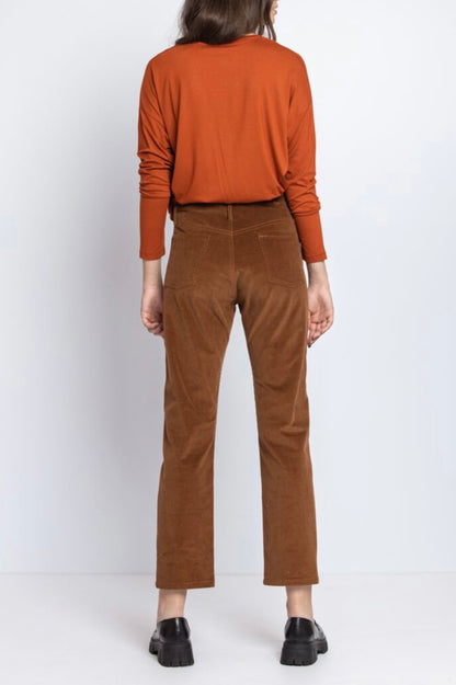 Ivko Solid Corduroy Pants