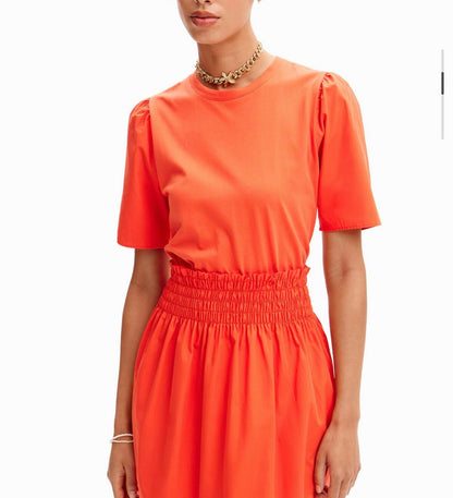 Plain Combination Midi Dress