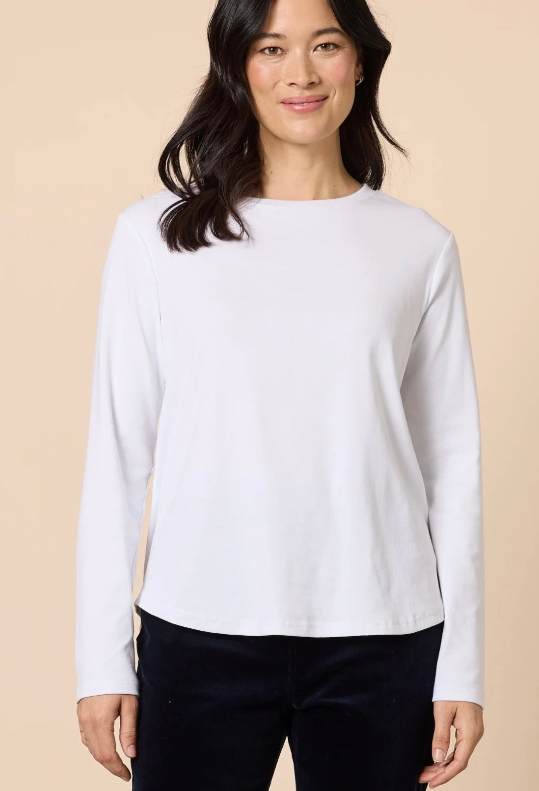 Long Sleeve Crew Neck Top