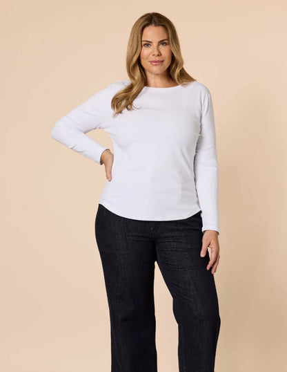 Long Sleeve Crew Neck Top