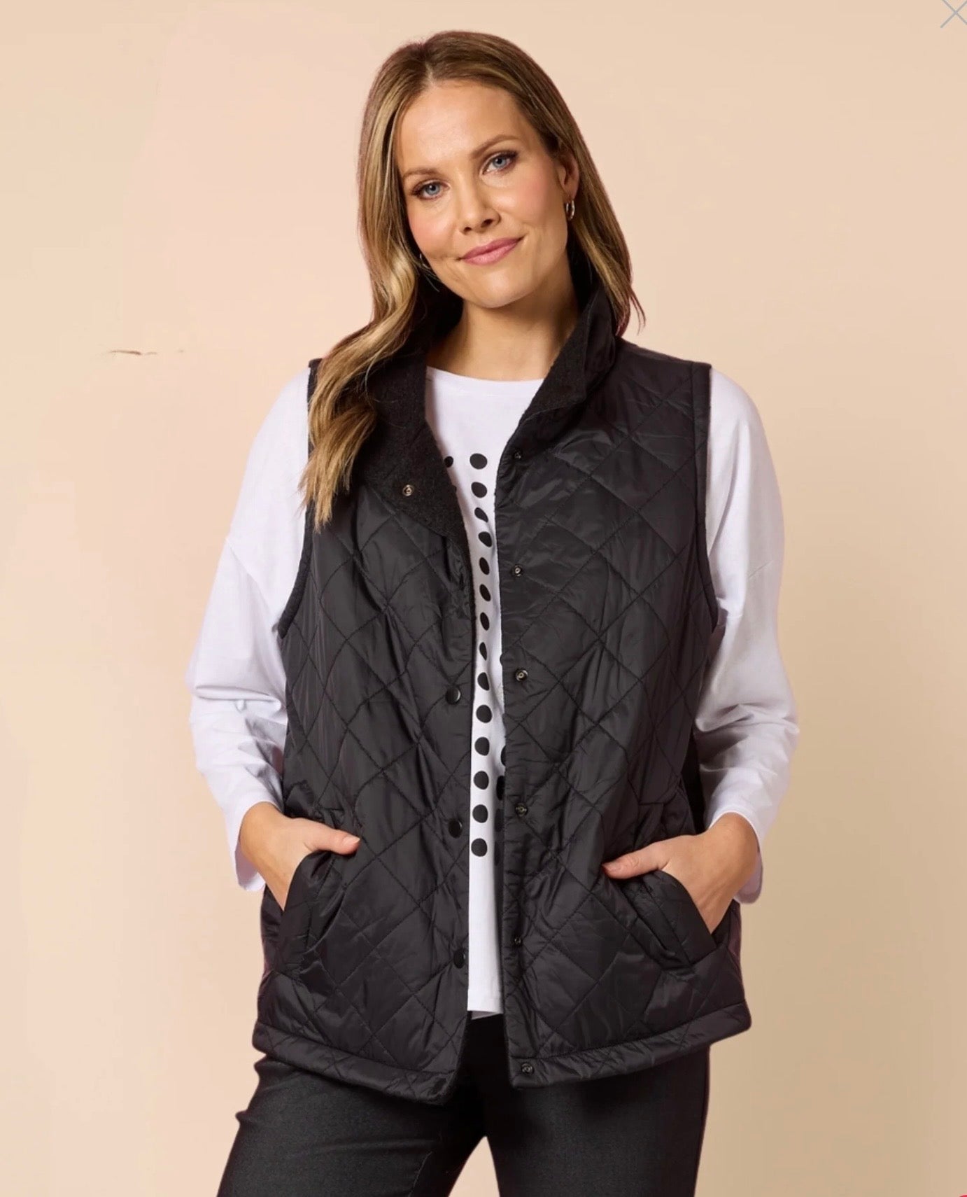 St Moritz reversible vest