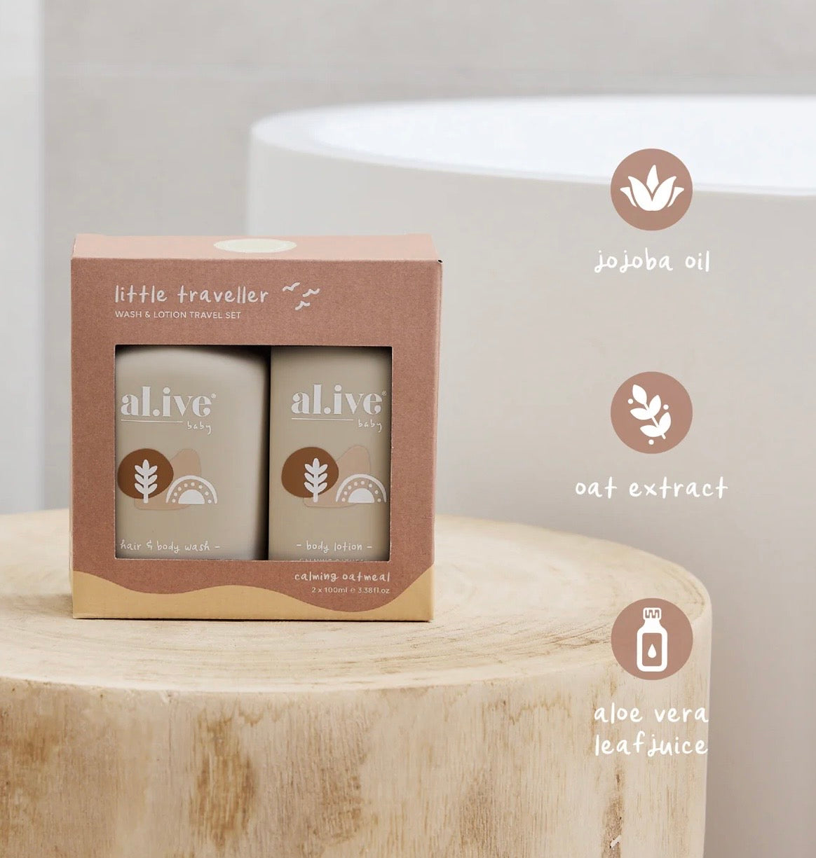 Little Traveller baby wash and lotion set