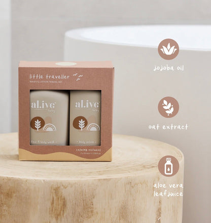Little Traveller baby wash and lotion set