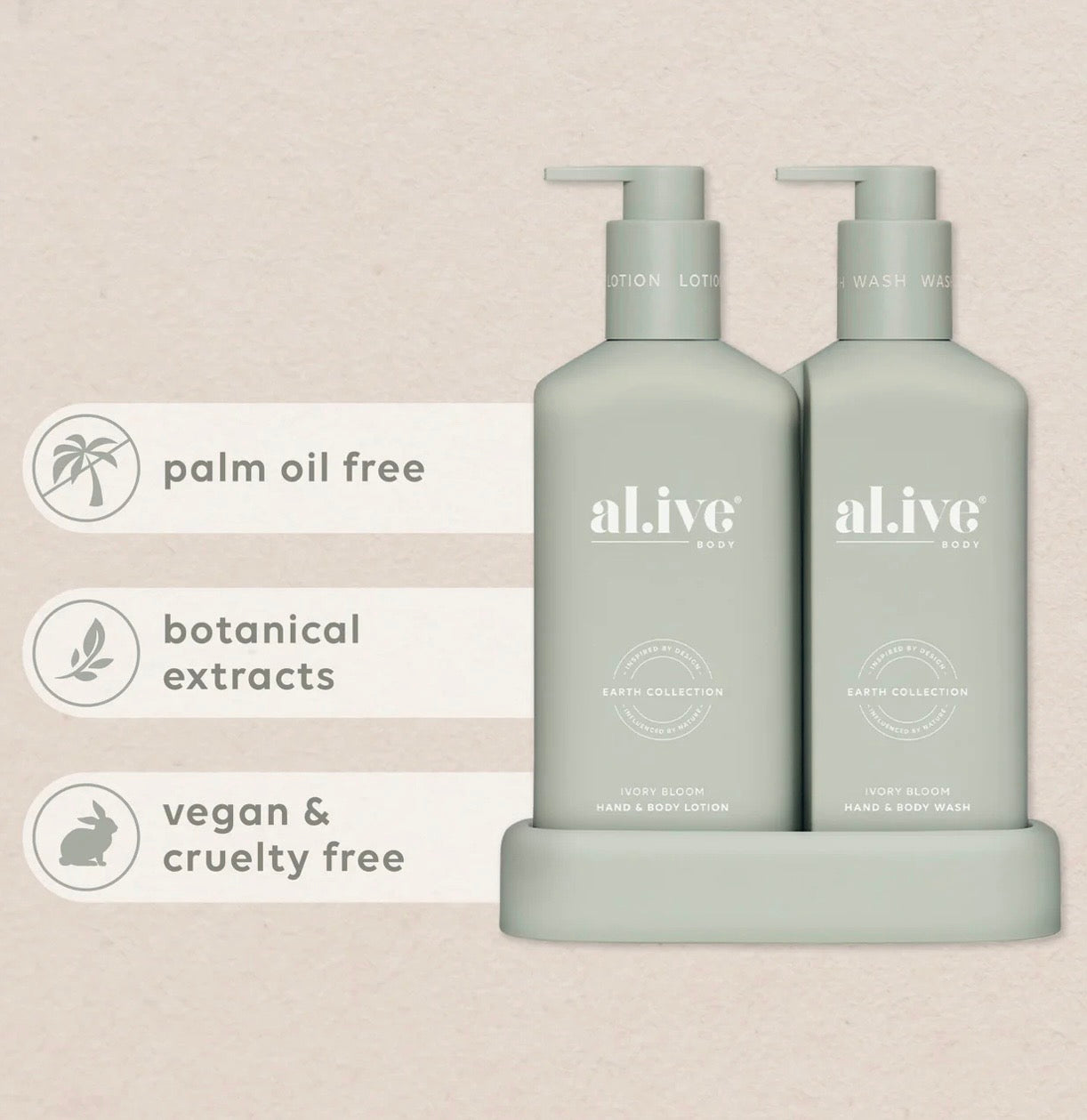 Compact Bathroom Duo Wash and lotion