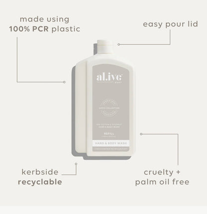 Refill hand and body wash