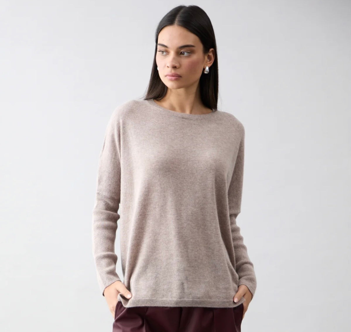 Boyfriend Crew cashmere jumper