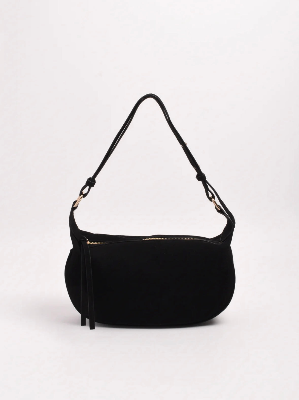 Noah mini faux suede handbag