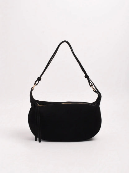 Noah mini faux suede handbag