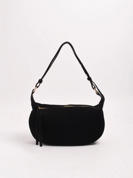 Noah mini faux suede handbag