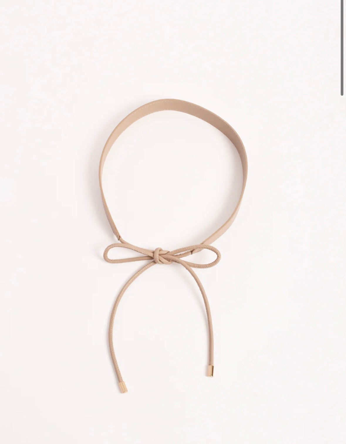 Tie front wide back belt