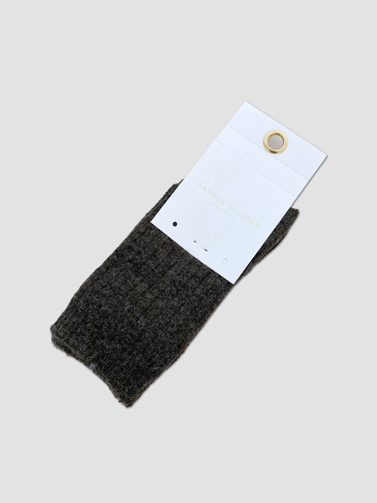 Angels Rib Wool Blend Socks (3col)