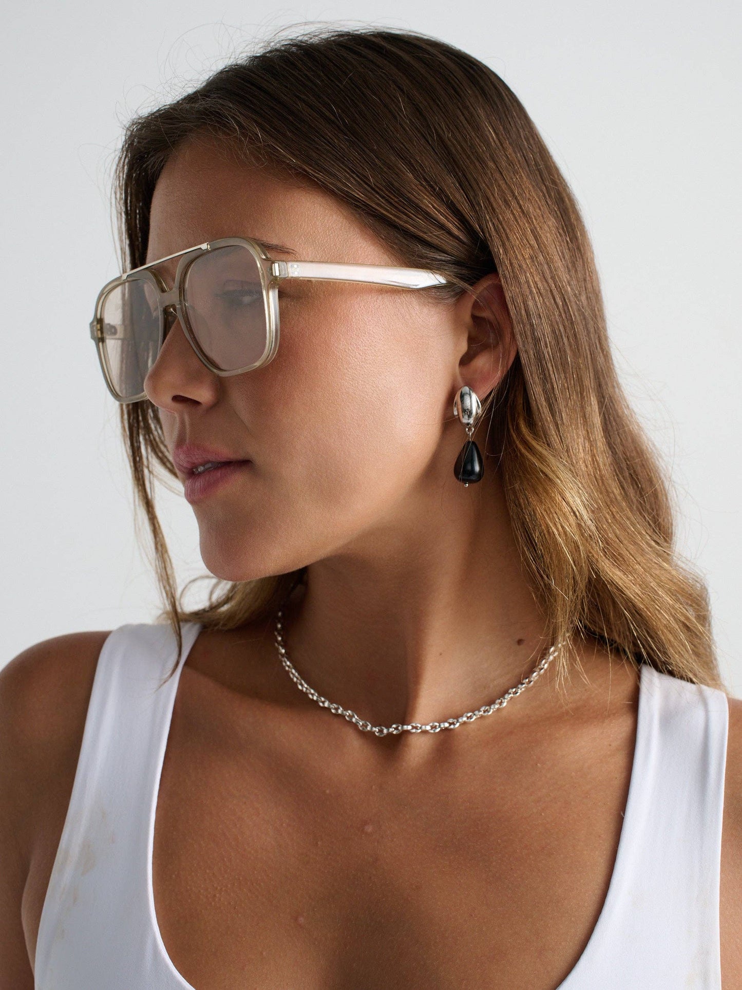 Vantage Rope Sterling Silver Plated Necklace