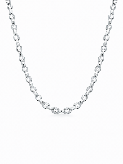 Vantage Rope Sterling Silver Plated Necklace