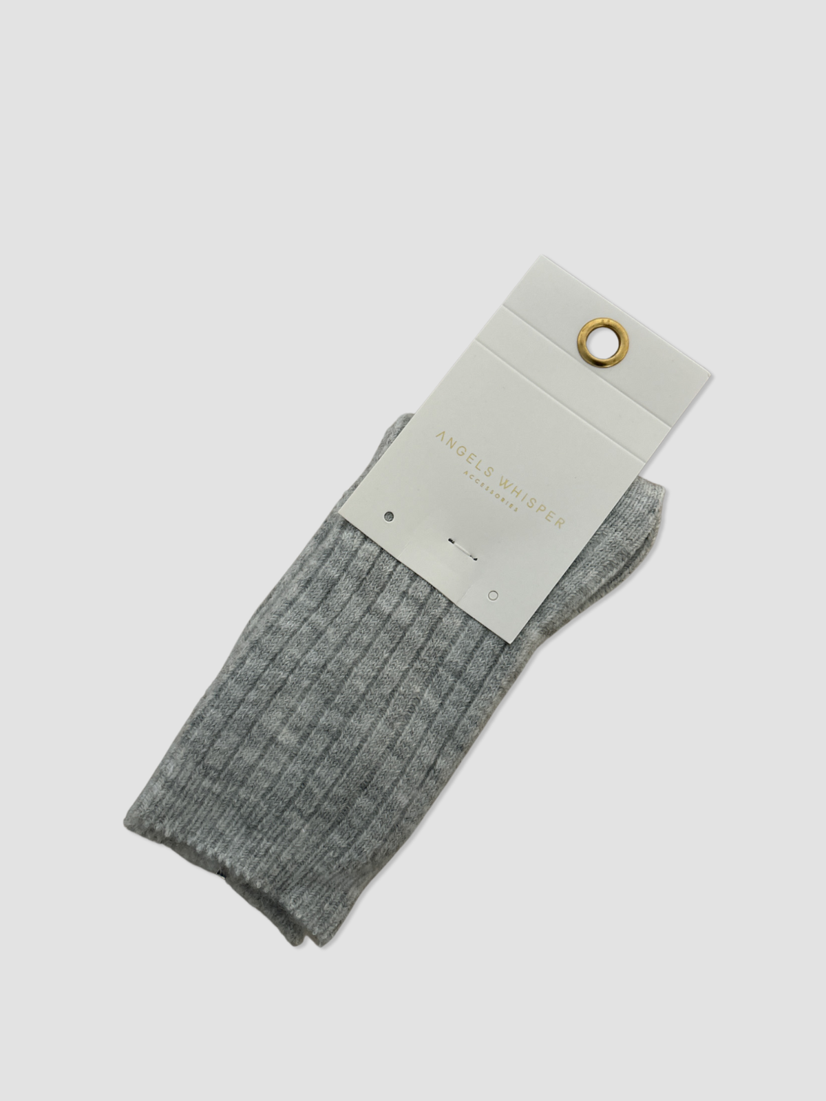 Angels Rib Wool Blend Socks (3col)